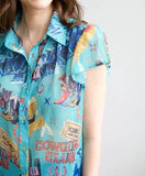 The Cowgirl Collage Flutter Sleeve
