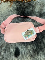 Solid Crossbody Belt Bag