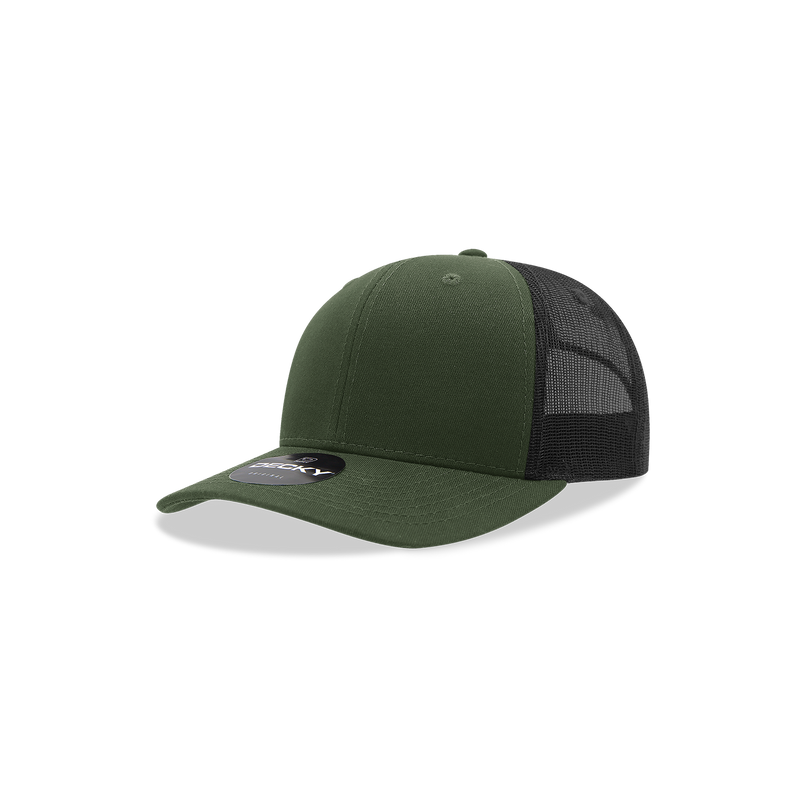 The Park Wholesale - Kids, Youth Classic Trucker, Snapback Hat - Decky 5019: Woodland Camo