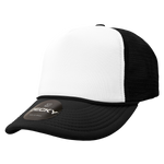 The Park Wholesale - Blank Trucker Foam Mesh 2-Tone Hats - Decky 210/6025: Navy