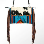 The Glitzy Cowhide Saddle Blanket Crossbody