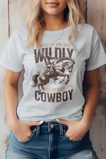 Kick up Dust Cowboy, Vintage Western Graphic Tee