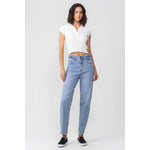 High Rise Tapered Mom Jean