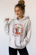 Cowgirl Club Christmas Club Graphic Hoodie