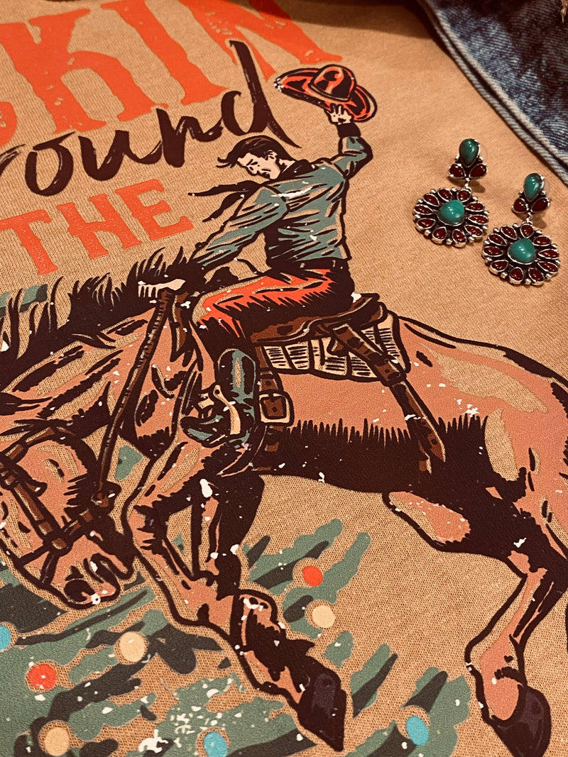 Western Rockin’ around the Christmas Tree Tee