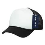 The Park Wholesale - Decky 7010 - Kids, Youth Trucker Foam Hats, Mesh Back - 7010: Sky/White