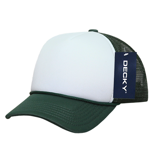 The Park Wholesale - Decky 7010 - Kids, Youth Trucker Foam Hats, Mesh Back - 7010: Sky/White