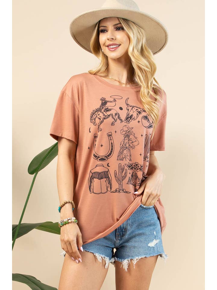 Western Elements Graphic T