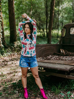 The Bling Howdy Mesh Top