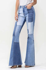 VERVET by FLYING MONKEY - HIGH RISE COLOR BLOCK PATCHWORK SUPER FLARE JEAN
T5709: ENJOYED / 25