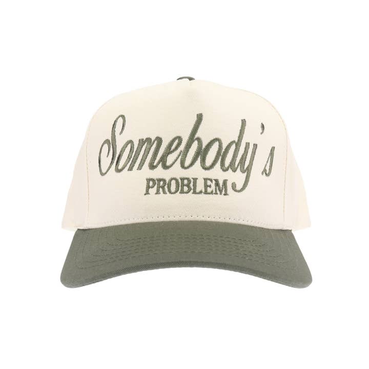 Somebody's Problem Embroidered CC Trucker Hat