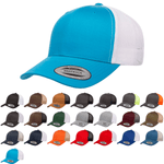 The Park Wholesale - Yupoong 6606T Retro Trucker Hat, Baseball Cap with Mesh Back, 2-Tone Colors - YP Classics®: Moss/Khaki