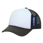 The Park Wholesale - Decky 7010 - Kids, Youth Trucker Foam Hats, Mesh Back - 7010: Sky/White