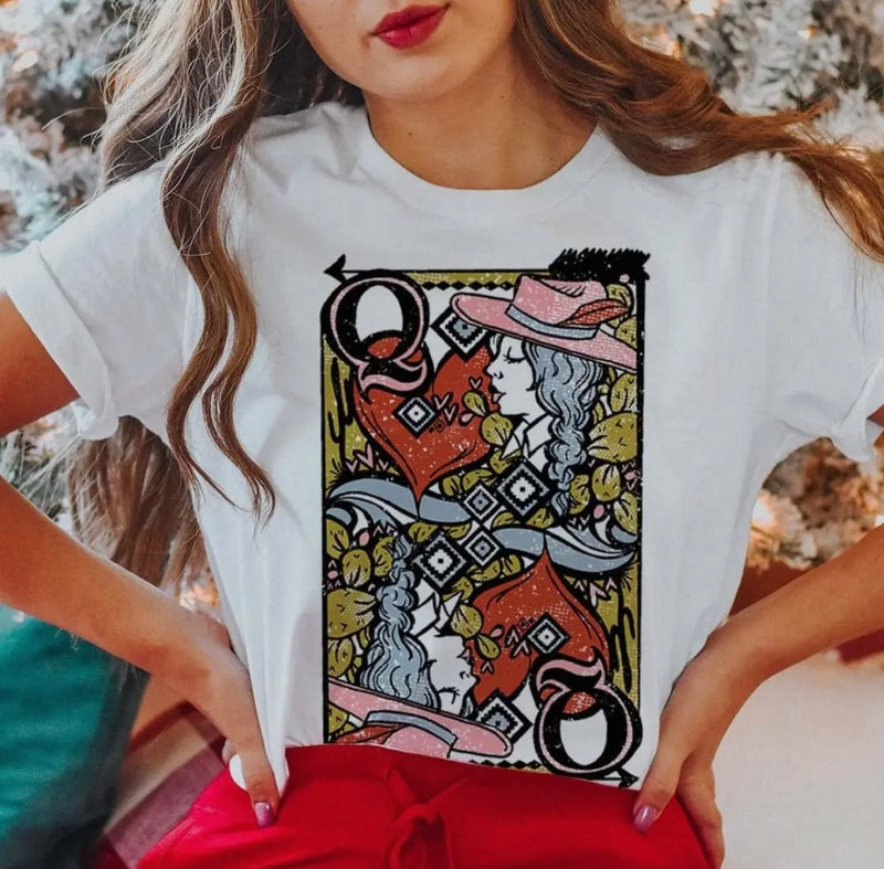 Queen of Hearts Graphic T