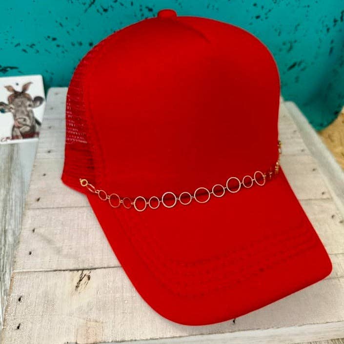 MULTI FLOWER Trucker Hat Chain