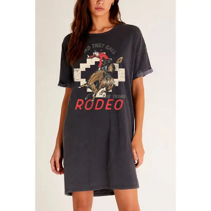 The Thing Rodeo Mineral Graphic T Shirt Dress