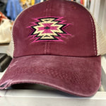 Aztec Embroidery Baseball Cap