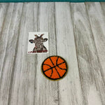 BASKETBALL Iron On Patch