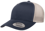 The Park Wholesale - Yupoong 6606T Retro Trucker Hat, Baseball Cap with Mesh Back, 2-Tone Colors - YP Classics®: Moss/Khaki