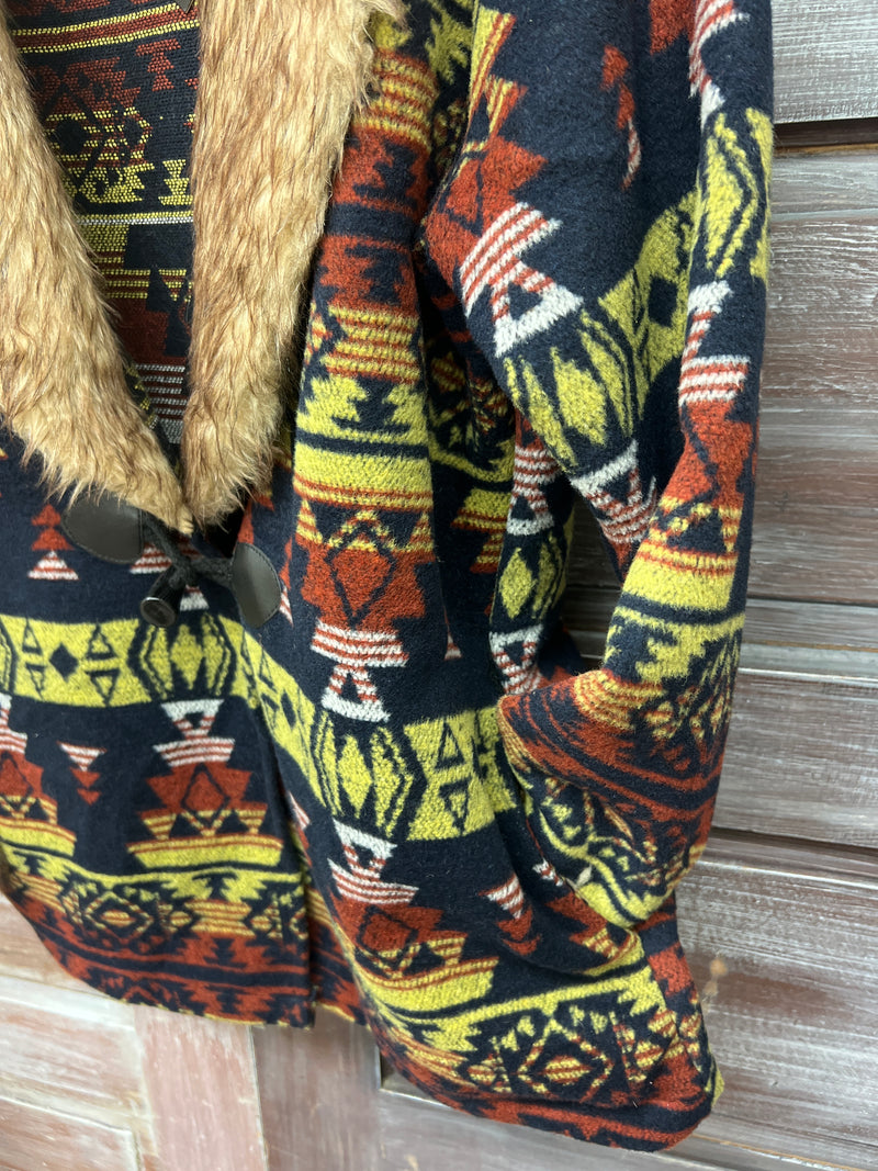 Aztec Fur Coat