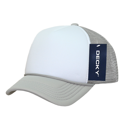 The Park Wholesale - Decky 7010 - Kids, Youth Trucker Foam Hats, Mesh Back - 7010: Sky/White