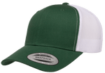 The Park Wholesale - Yupoong 6606T Retro Trucker Hat, Baseball Cap with Mesh Back, 2-Tone Colors - YP Classics®: Moss/Khaki