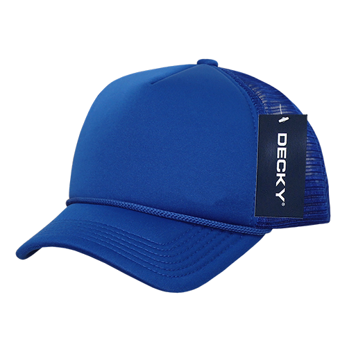 The Park Wholesale - Decky 7010 - Kids, Youth Trucker Foam Hats, Mesh Back - 7010: Sky/White