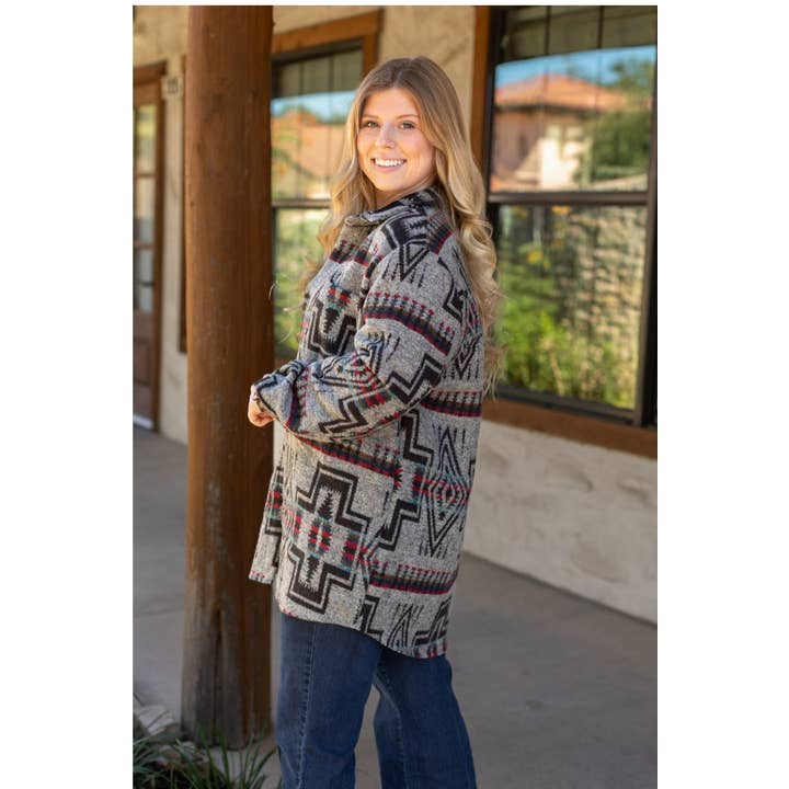 Western Aztec Pattern Jacket