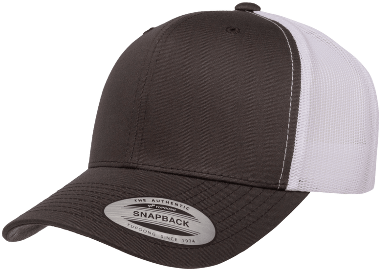 The Park Wholesale - Yupoong 6606T Retro Trucker Hat, Baseball Cap with Mesh Back, 2-Tone Colors - YP Classics®: Moss/Khaki