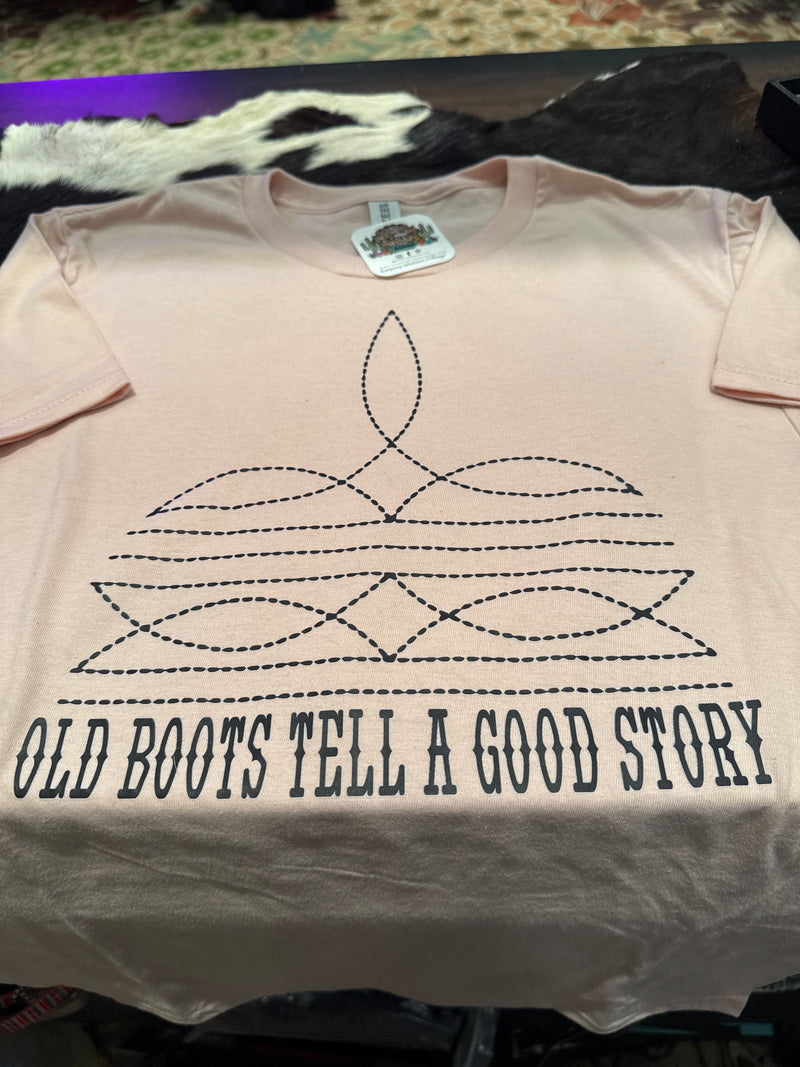 Boot-Stitch Good Story Graphic