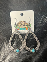 Teardrop Turquoise Earring