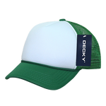 The Park Wholesale - Decky 7010 - Kids, Youth Trucker Foam Hats, Mesh Back - 7010: Sky/White