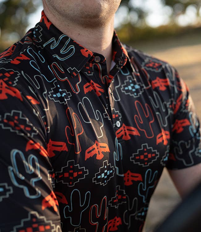 Men's Desert Cactus Nights Polo