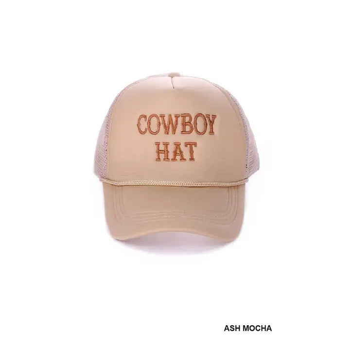 Cowboy Hat Ball Cap