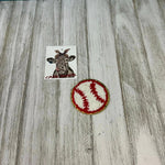 Baseball Iron On Patch