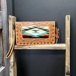 The Bannen Saddle Blanket Clutch Wallet