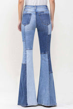 VERVET by FLYING MONKEY - HIGH RISE COLOR BLOCK PATCHWORK SUPER FLARE JEAN
T5709: ENJOYED / 25