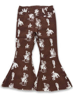 RJ- Brown Rodeo Flare Jeans