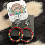 Navajo Beaded Post Earrings