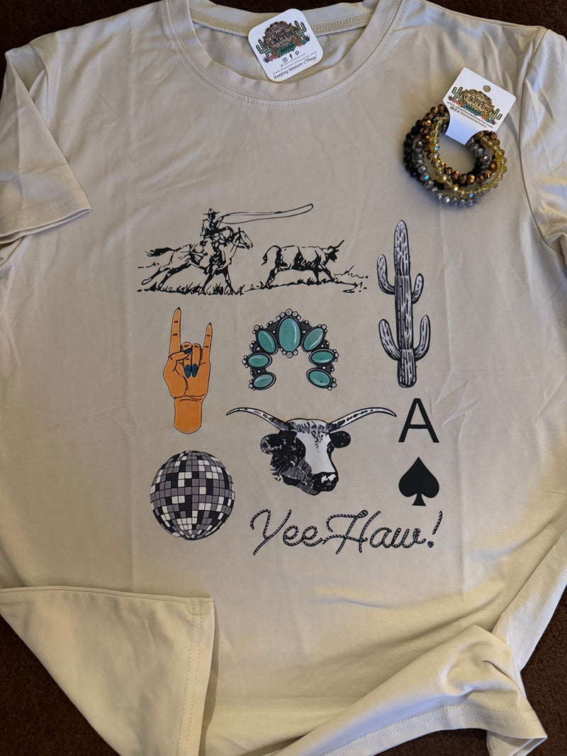 Western Yee-Haw Graphic T