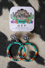 Navajo Beaded Post Earrings