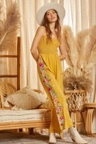 Classy Embroidered Jumpsuit