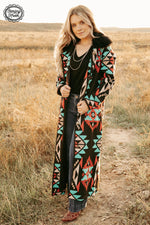 Aztec Knit Duster