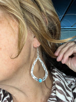 Teardrop Turquoise Earring