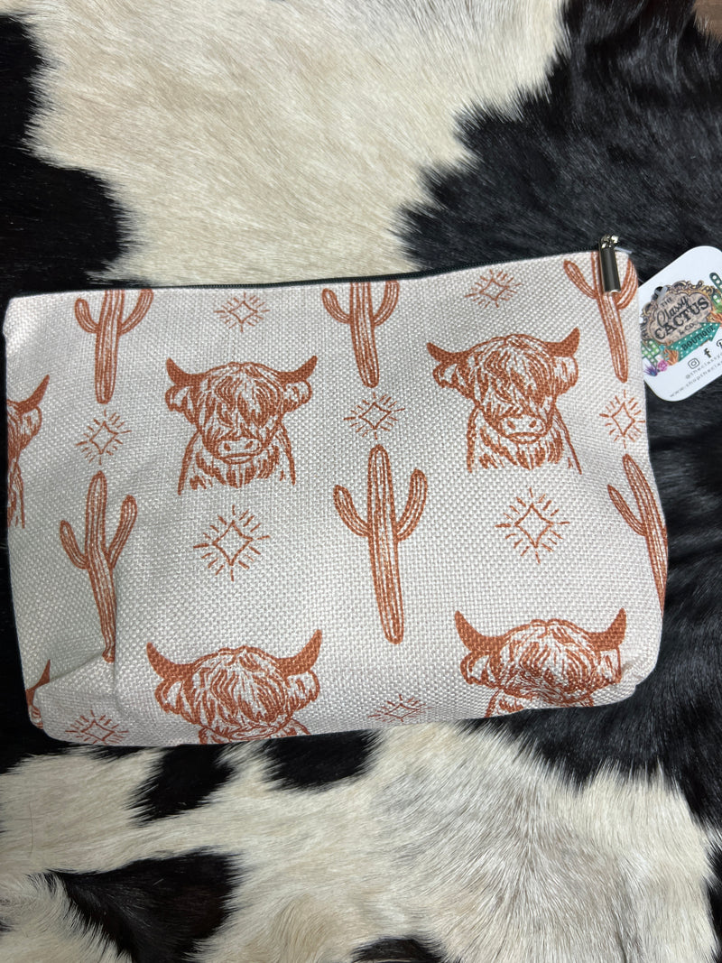 Canvas Highlander Makeup Bag