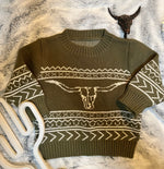 RJ- Laredo Longhorn Sweater