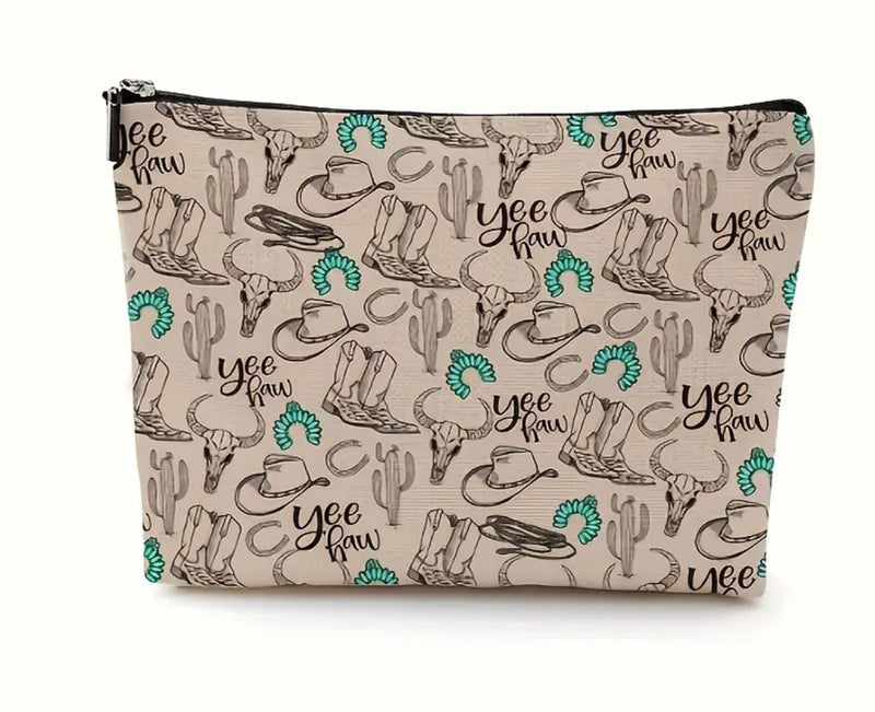 The Western Squash Blossom Makeup Bag