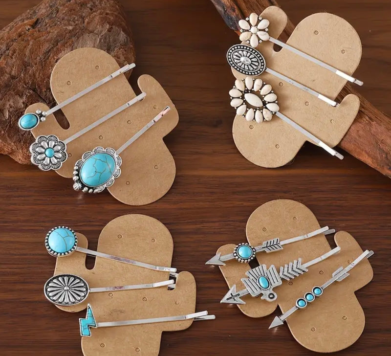 The Western 3 Pack Hair/Hat Pins