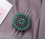 The Vintage Turquoise Hair Clip/Broach