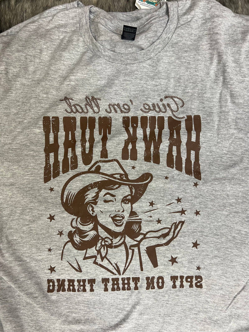 Hawk-Tuah Western Graphic T